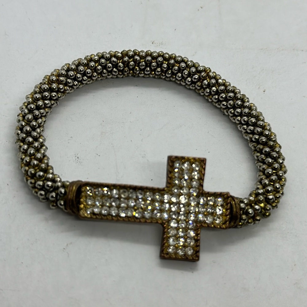 Golden Cross Bracelet